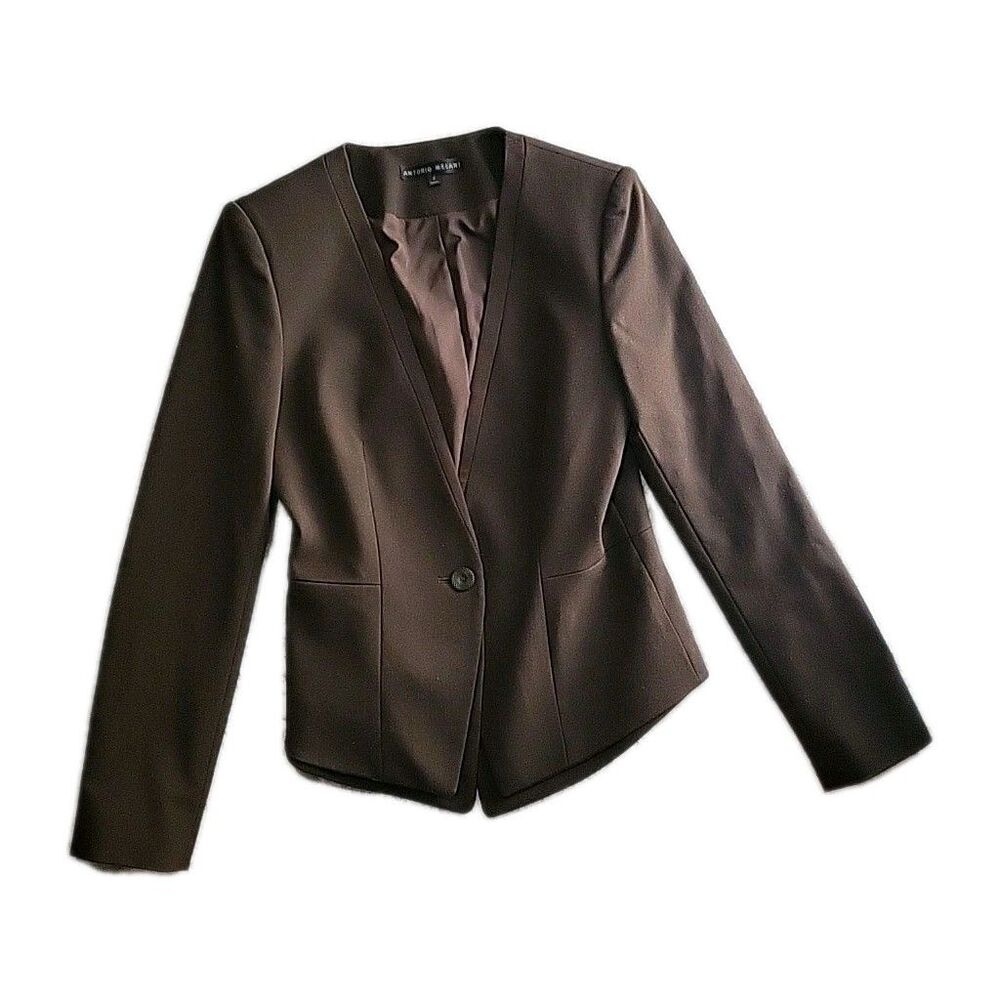 antonio melani Blazer Women  Size 2 Classy One Button  Career